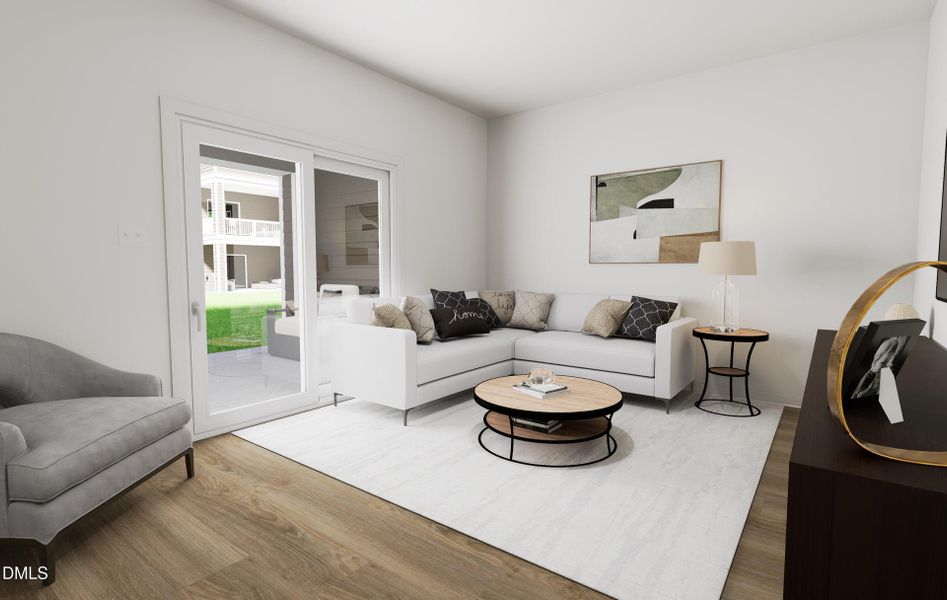 Furnished interior view inside a new home in Page Townes, Morrisville (Image 7).