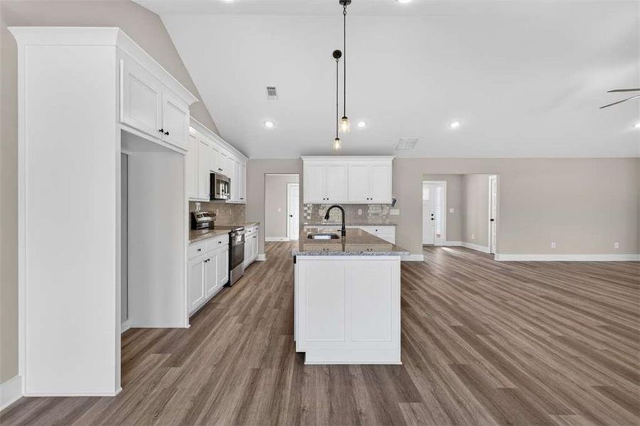 Furnished interior view inside a new home in , Winder (Image 5).