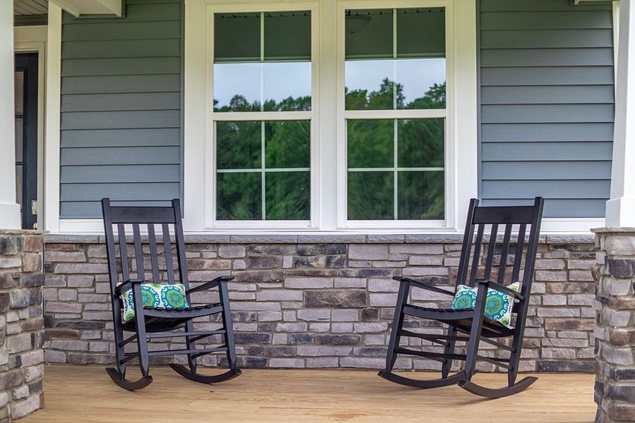 Representative exterior details of a home built from the The Whitley by RobuckHomes in Baylee Ridge, Selma (Image 32). Representative exterior details of a home built from the The Whitley by RobuckHomes in Baylee Ridge, Selma (Image 32).