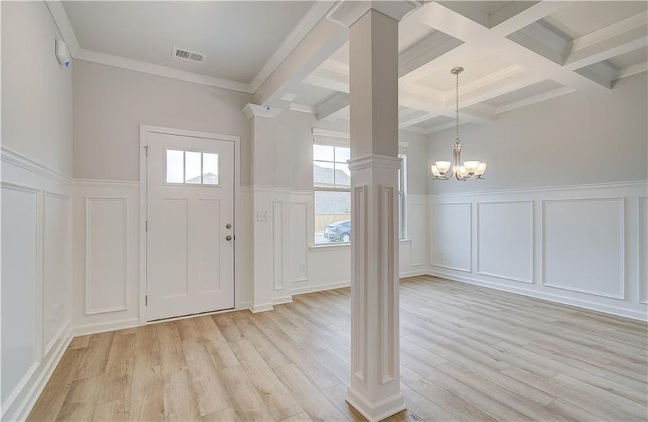 Spacious, unfurnished interior of a new home in Cedar Grove Commons, Conley (Image 14). Spacious, unfurnished interior of a new home in Cedar Grove Commons, Conley (Image 14).