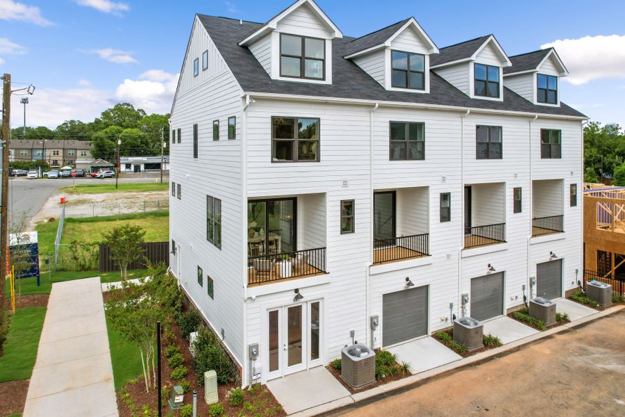 Representative exterior photo of a completed home built from the Evans by Pulte Homes in West End Heights, Charlotte, NC (Image 37).