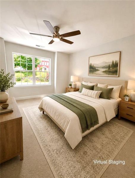 Furnished interior view inside a new home in , Gainesville (Image 6).