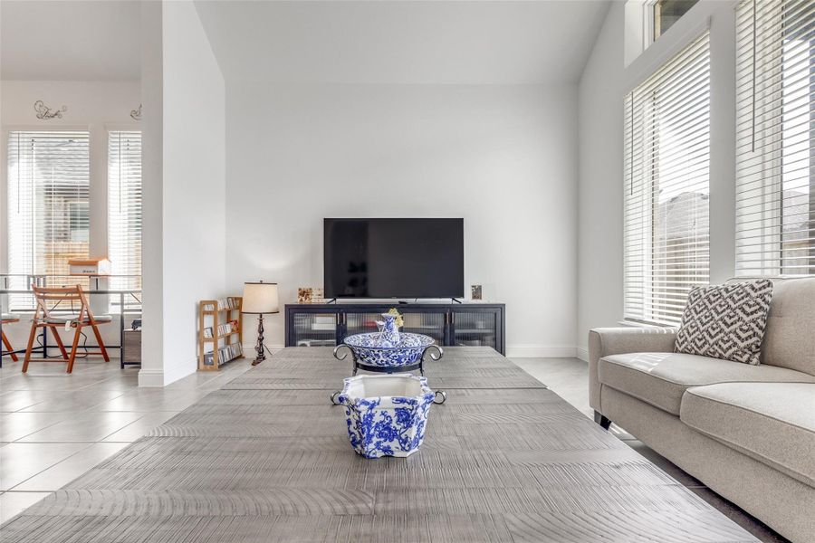 Large Family area with entertainment niche