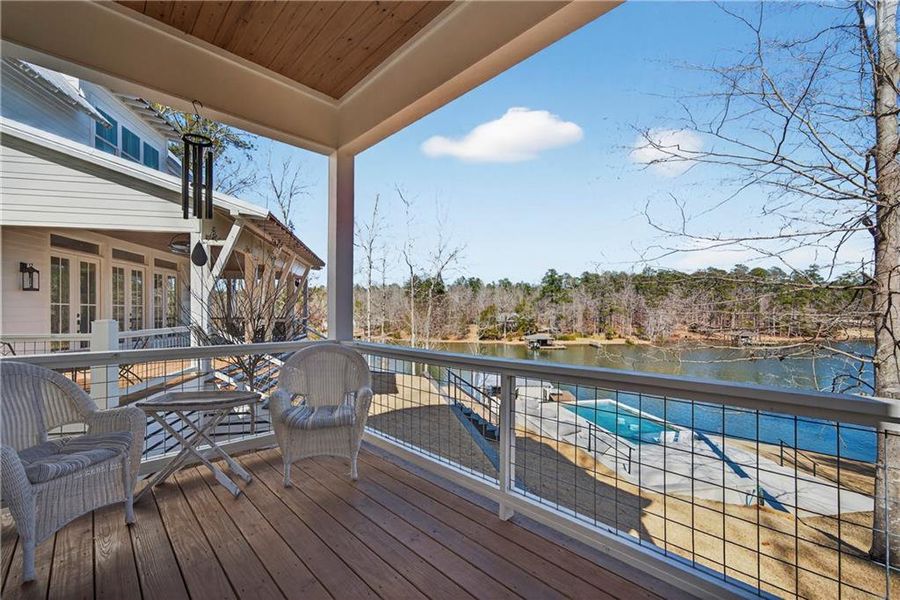 Exterior details and patio area of a home in , Eatonton (Image 26).