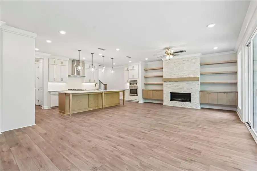 Furnished interior view inside a new home in Waterside, Peachtree Corners (Image 30).
