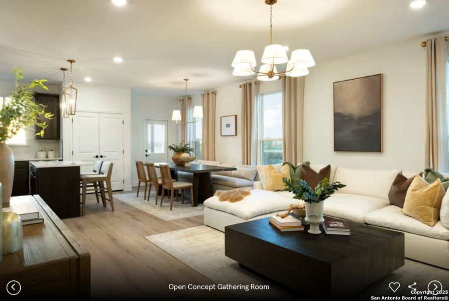 Furnished interior view inside a new home in Alto, San Marcos (Image 5).