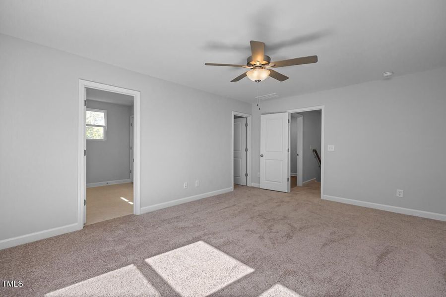Spacious, unfurnished interior of a new home in Gregory Village Townhomes, Lillington (Image 12). Spacious, unfurnished interior of a new home in Gregory Village Townhomes, Lillington (Image 12).