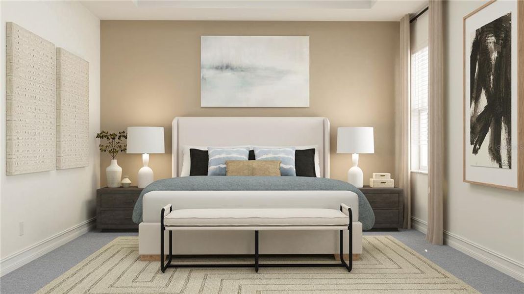 Furnished interior view inside a new home in Stonegate Preserve: The Manors, Palmetto (Image 10).