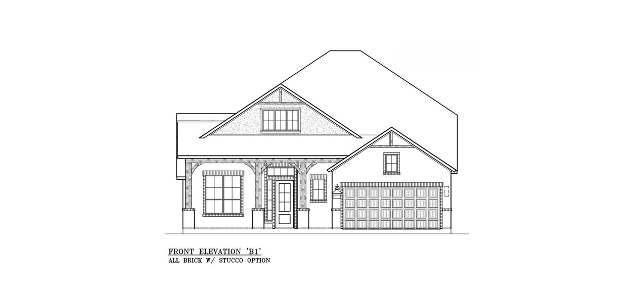 Representative rendering of the exterior for the Bloomington by Chesmar Homes (Image 12).
