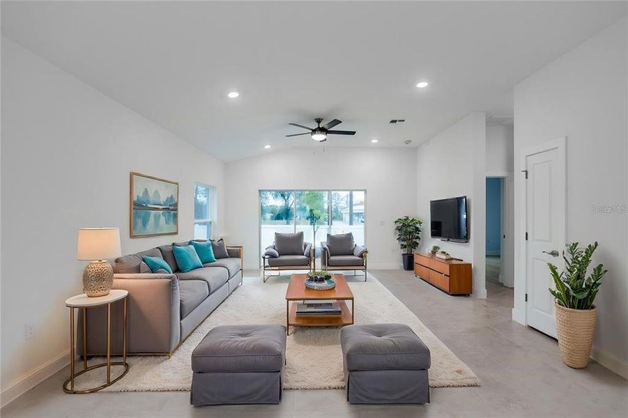 Furnished interior view inside a new home in , Port Charlotte (Image 12). Furnished interior view inside a new home in , Port Charlotte (Image 12).