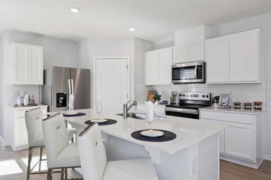 Furnished interior view inside a new home in , Kissimmee (Image 17).