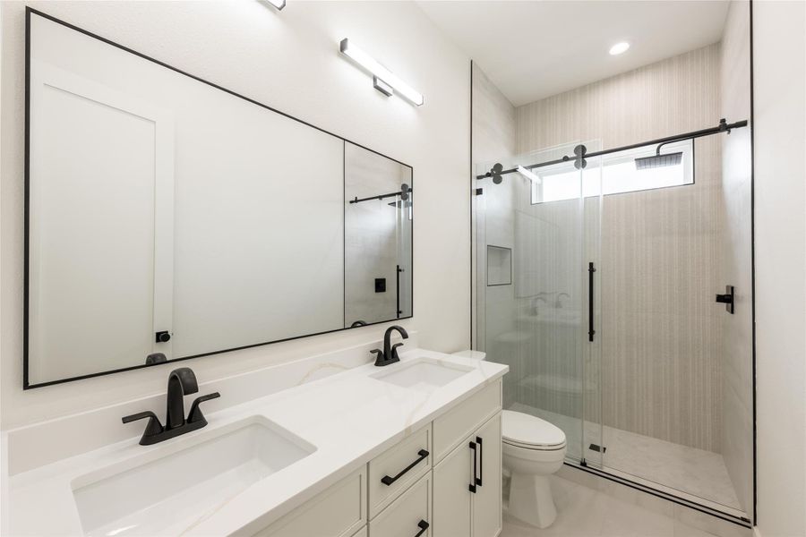 Furnished interior view inside a new home in , Houston (Image 29).