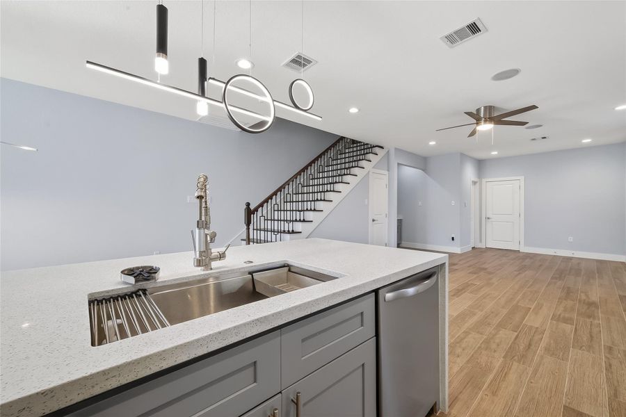 Furnished interior view inside a new home in , Houston (Image 16).
