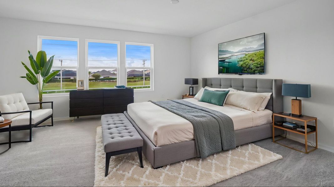 Furnished interior view inside a new home in Twin Oaks, Zephyrhills (Image 25). Furnished interior view inside a new home in Twin Oaks, Zephyrhills (Image 25).