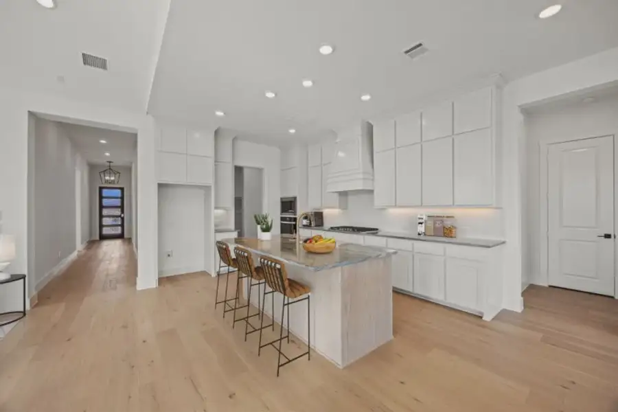 Furnished interior view inside a new home in Chatham Reserve, Providence Village (Image 2).
