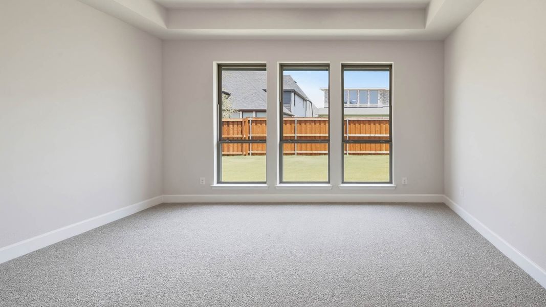 Spacious, unfurnished interior of a new home in Mosaic, Celina (Image 21). Spacious, unfurnished interior of a new home in Mosaic, Celina (Image 21).