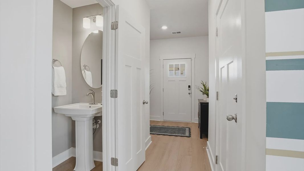 Furnished interior view inside a new home in Anna's Pointe, Simpsonville (Image 16).