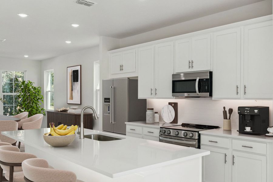 Representative furnished interior of a home built from the Florence by Hartizen Homes in Estes Reserve, Eustis (Image 5).