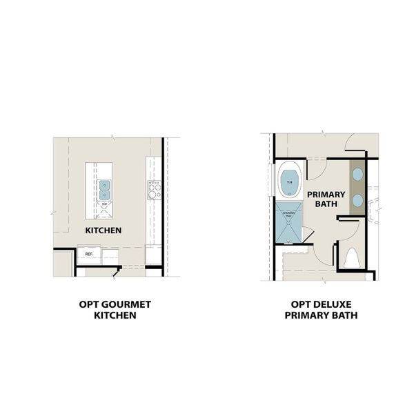 2D floor plan layout for the The Sequoia M by Davidson Homes LLC in Heartland, Heartland, TX (Image 4).
