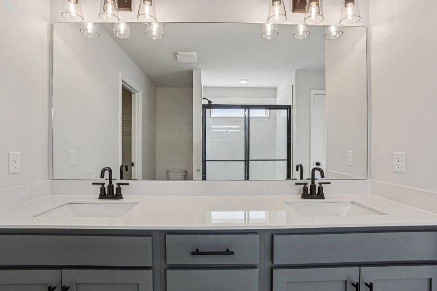 Close-up of interior finishes inside a home in Ascent at Arbor Ridge, La Vergne (Image 20).