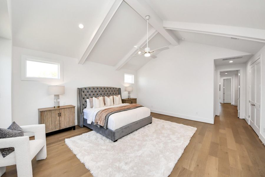 Furnished interior view inside a new home in , Houston (Image 27).