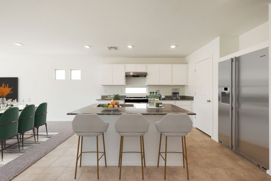 Furnished interior view inside a new home in Cross Creek Ranch, Coolidge (Image 7).