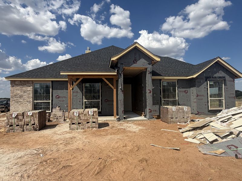 In-progress construction of a new home in Terra Vista Estates, Springtown, TX (Image 3).