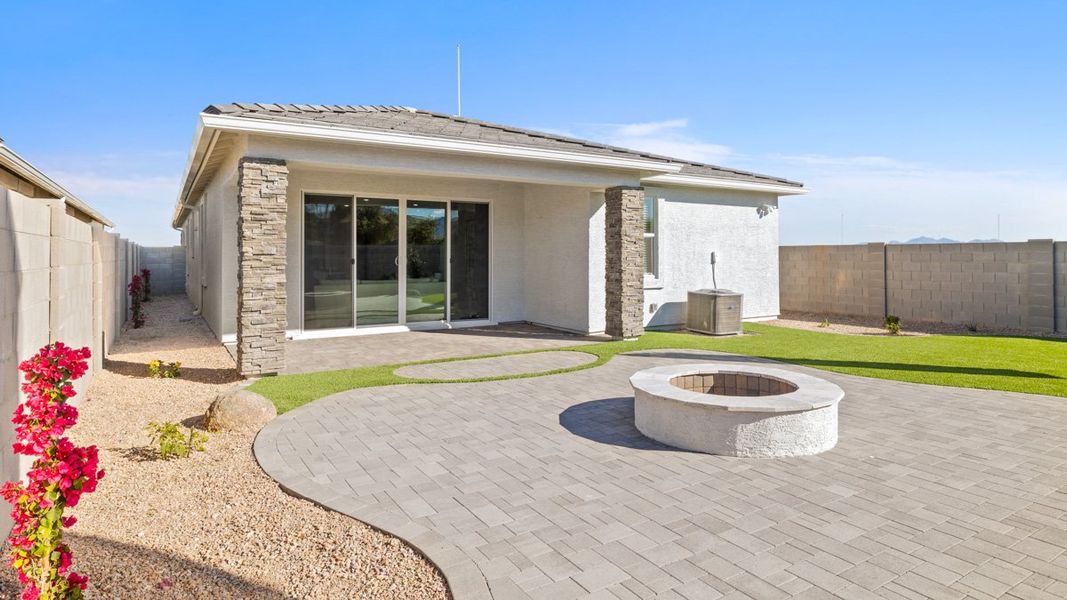 Exterior details and patio area of a home in Zanjero Pass, Waddell (Image 3). Exterior details and patio area of a home in Zanjero Pass, Waddell (Image 3).