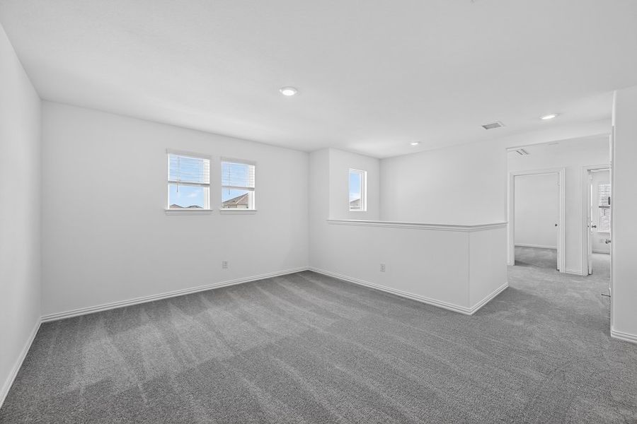 Spacious, unfurnished interior of a new home in River Ridge, Crandall (Image 28). Spacious, unfurnished interior of a new home in River Ridge, Crandall (Image 28).
