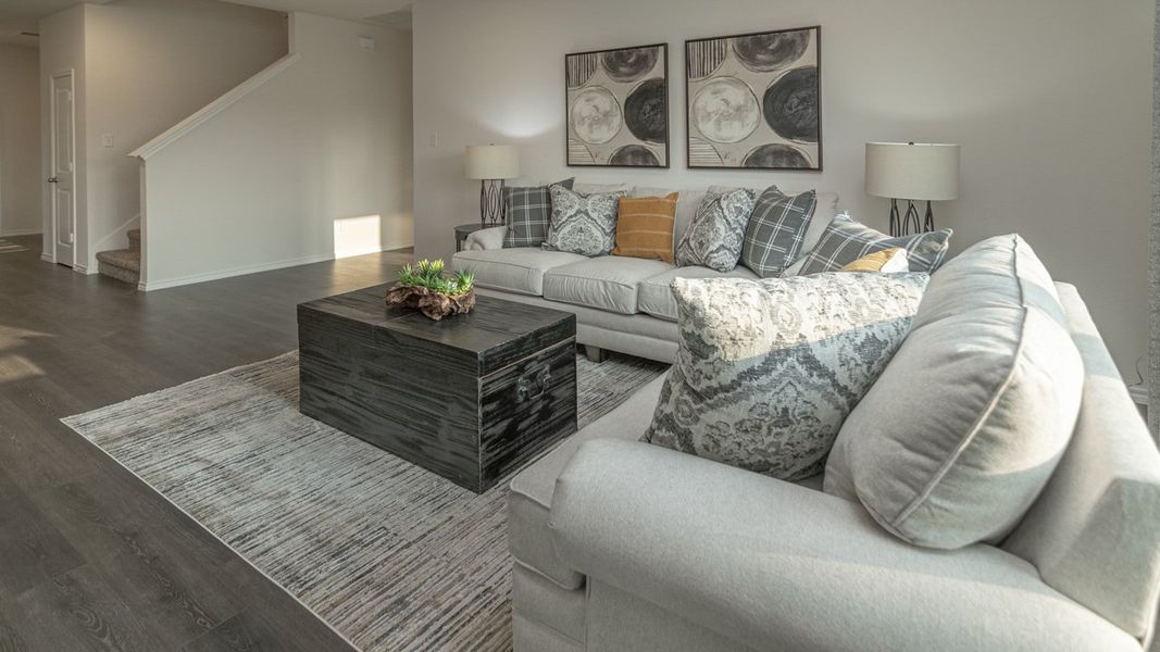 Furnished interior view inside a new home in The Reserve at Timber Creek, Lindale (Image 20). Furnished interior view inside a new home in The Reserve at Timber Creek, Lindale (Image 20).