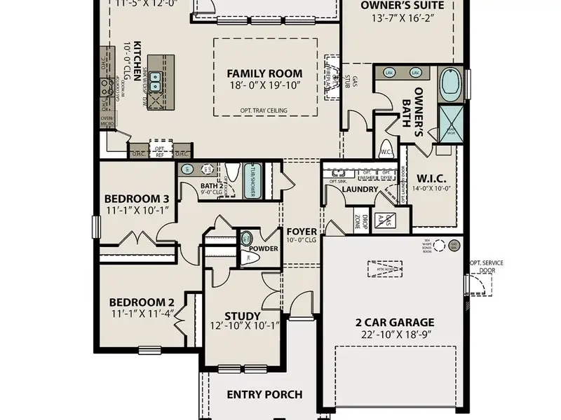 2D floor plan layout of this home in Lago Mar, Texas City, TX (Image 3). 2D floor plan layout of this home in Lago Mar, Texas City, TX (Image 3).