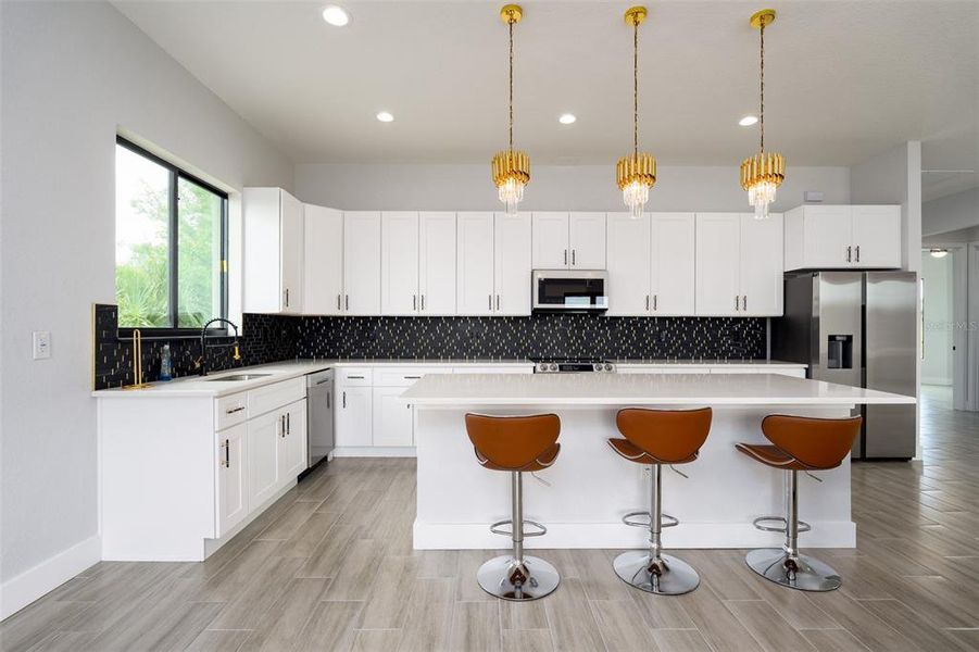 Furnished interior view inside a new home in , Rotonda West (Image 10).