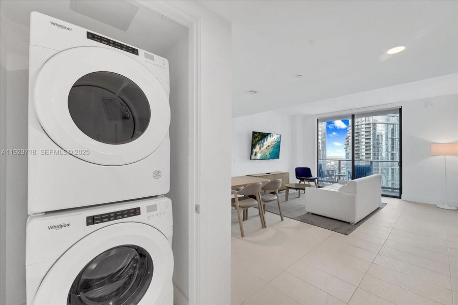 Furnished interior view inside a new home in , Miami (Image 13).