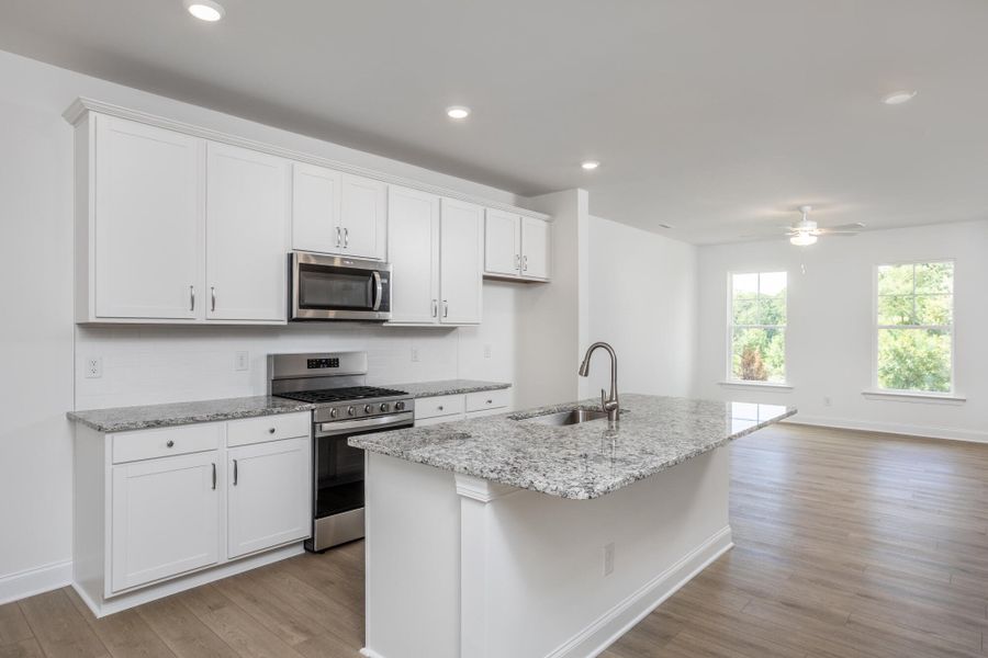 Furnished interior view inside a new home in Enclave at Traditions Townhomes, Wake Forest (Image 6).
