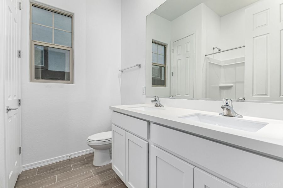 Furnished interior view inside a new home in Las Ventanas - RV Collection, Goodyear (Image 5).