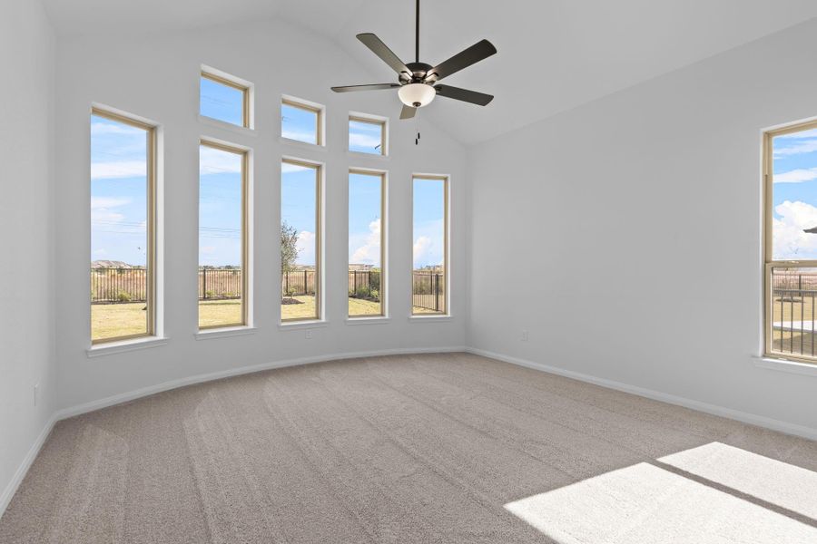 Spacious, unfurnished interior of a new home in Bridgeland 55', Cypress (Image 29).