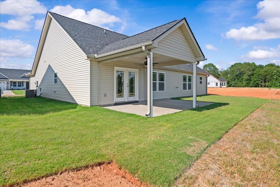 Front exterior of a new home in Mills Gin, Campobello, SC, highlighting curb appeal (Image 18).