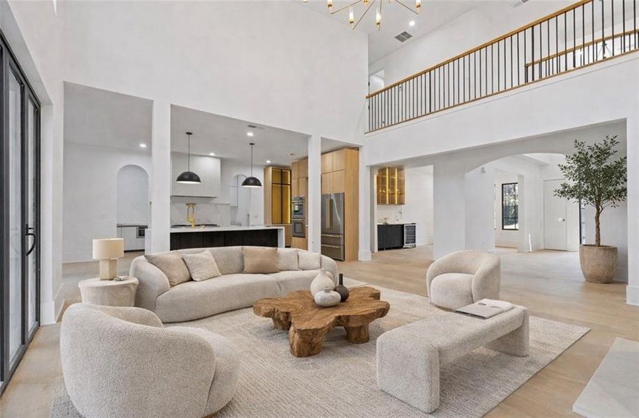 Furnished interior view inside a new home in , Alpharetta (Image 10).