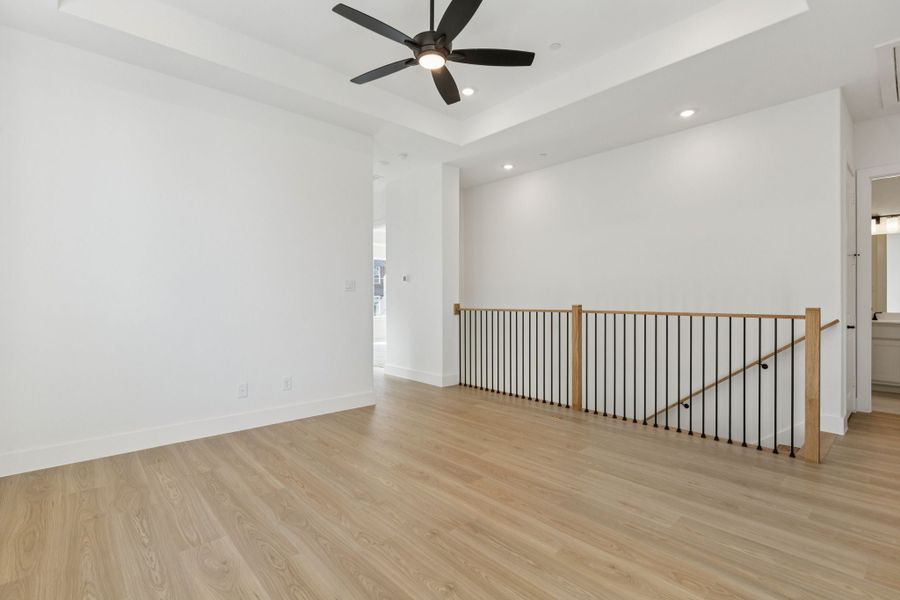 Spacious, unfurnished interior of a new home in Newman Village Townhomes, Frisco (Image 20). Spacious, unfurnished interior of a new home in Newman Village Townhomes, Frisco (Image 20).