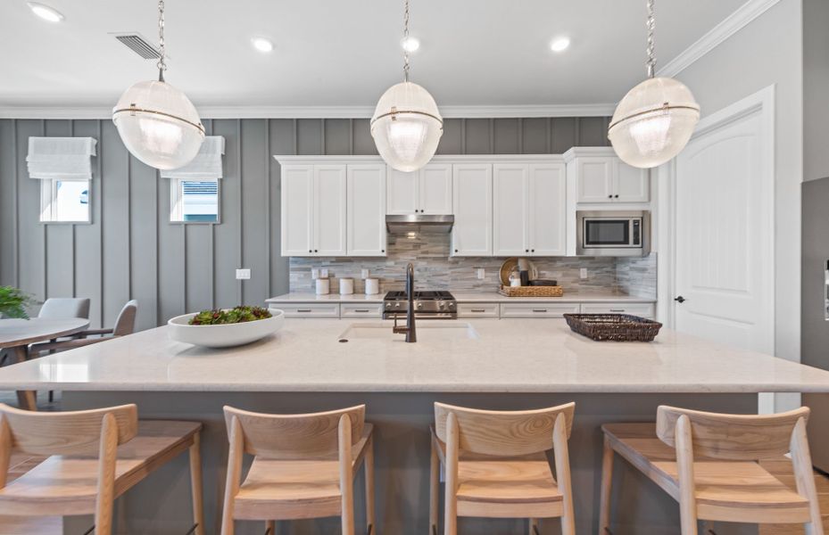 Representative furnished interior of a home built from the Prestige by DiVosta in Emerson Oaks, Vero Beach (Image 35).