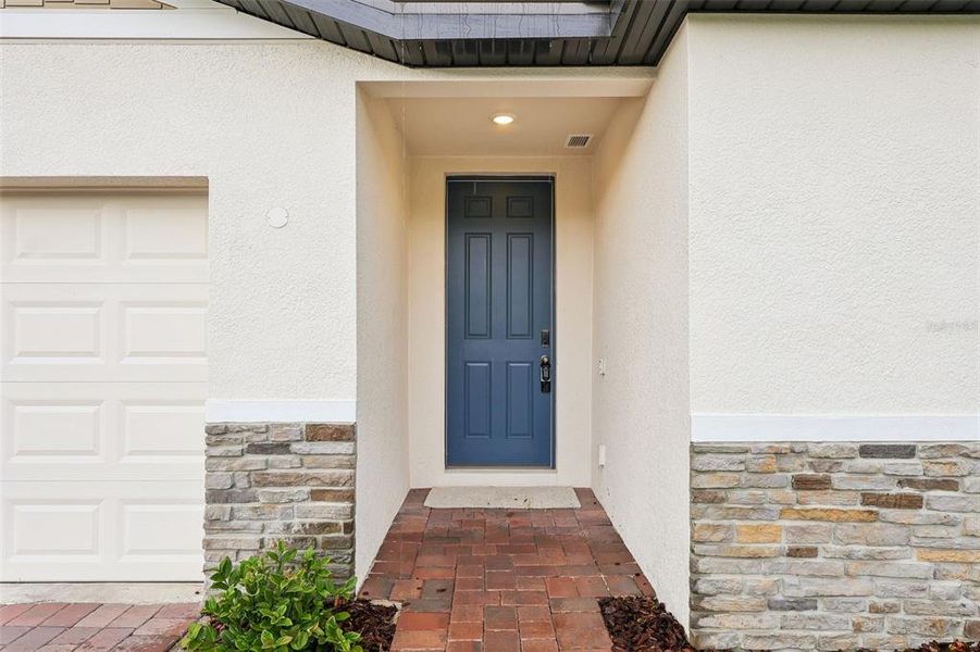 Exterior details and patio area of a home in Villamar - Signature Series, Winter Haven (Image 4). Exterior details and patio area of a home in Villamar - Signature Series, Winter Haven (Image 4).