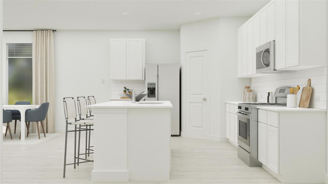 Furnished interior view inside a new home in Binford Creek, Waller (Image 5).