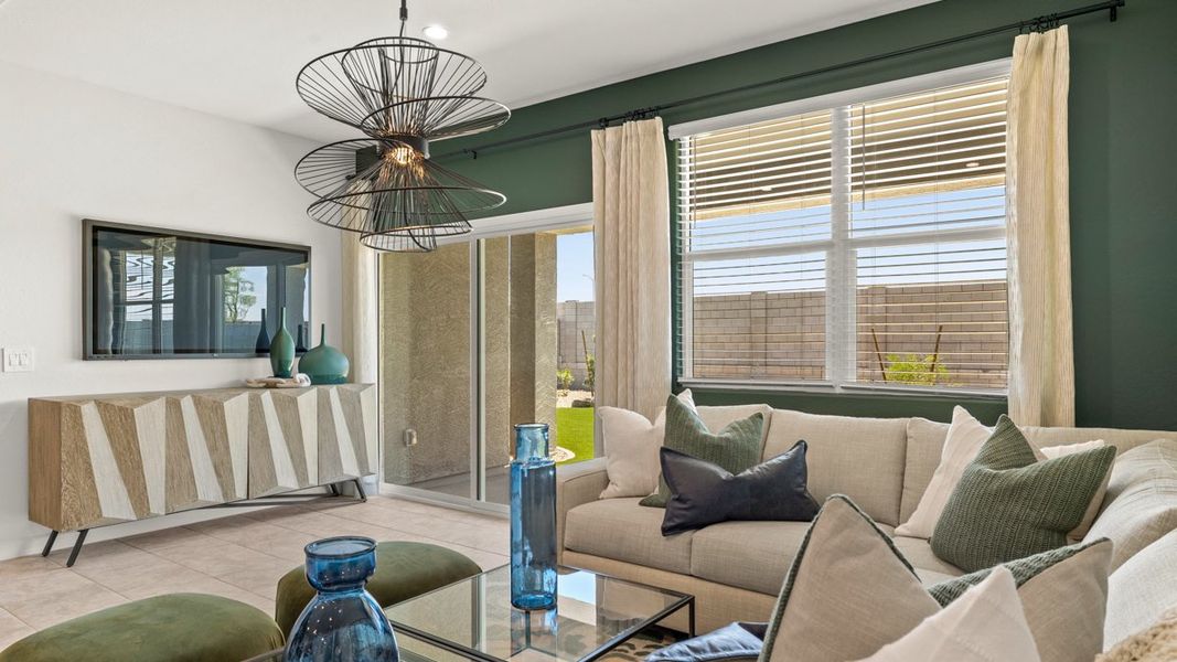 Furnished interior view inside a new home in Magma Ranch Vistas, Florence (Image 11).