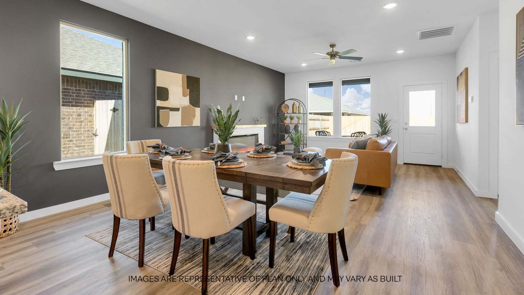 Furnished interior view inside a new home in Overlook West, Wolfforth (Image 8).