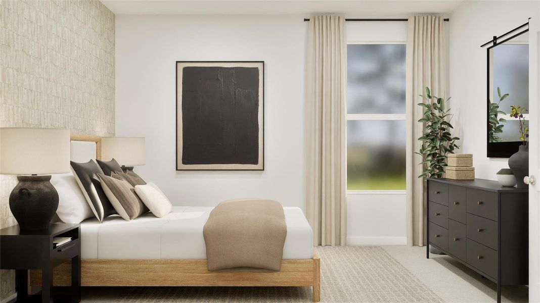 Furnished interior view inside a new home in , Hutto (Image 15).