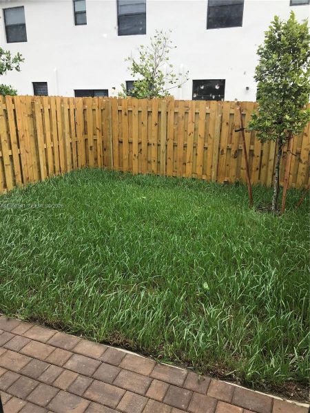 Exterior details and patio area of a home in , Miami (Image 19). Exterior details and patio area of a home in , Miami (Image 19).
