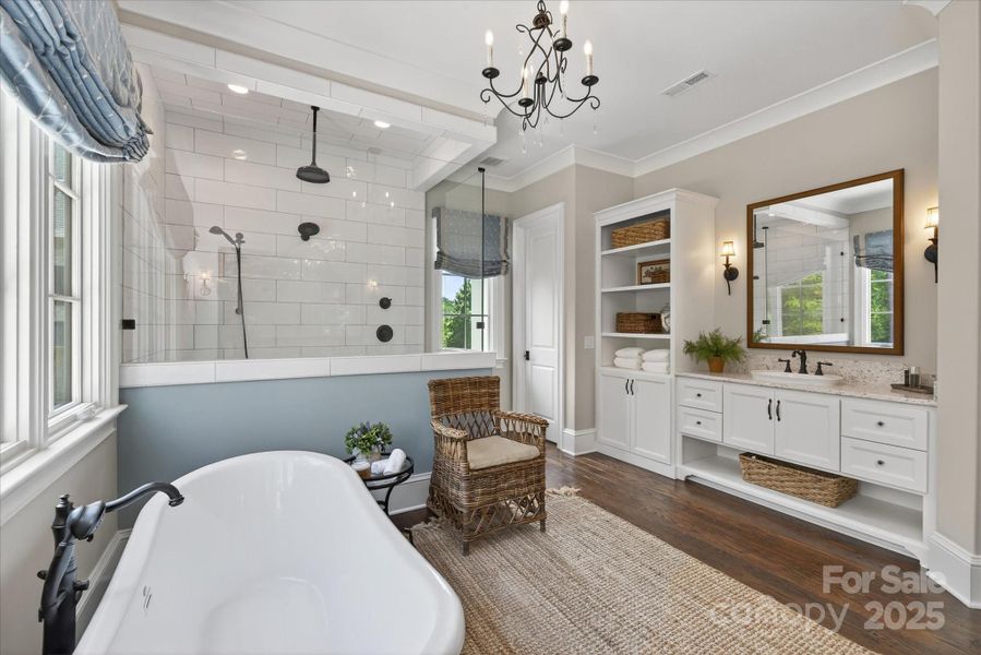 Furnished interior view inside a new home in , Waxhaw (Image 44).