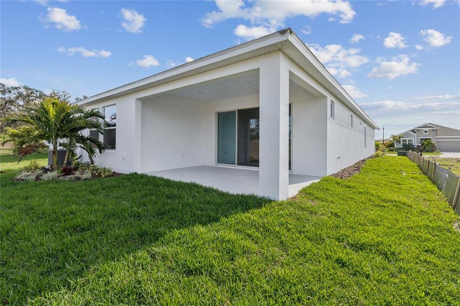 Exterior details and patio area of a home in North River Ranch - Cottage Series, Parrish (Image 27).
