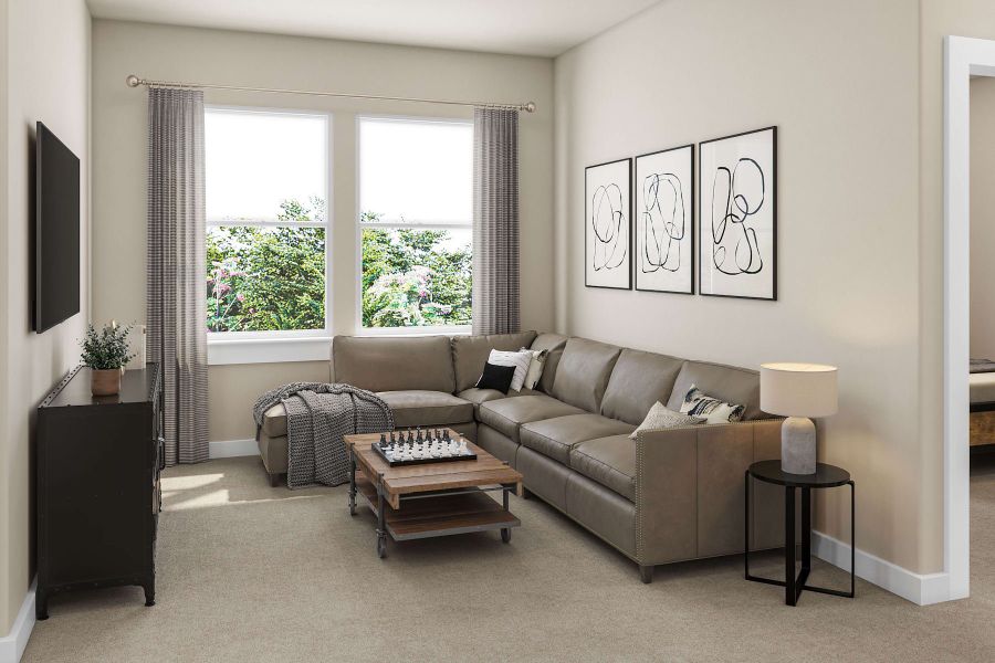 Furnished interior view inside a new home in Park Central, Georgetown (Image 10).