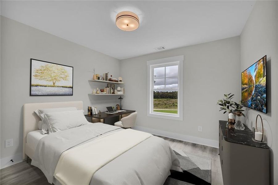 Furnished interior view inside a new home in , Toccoa (Image 9).